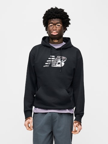 Sweat-shirt new balance en noir