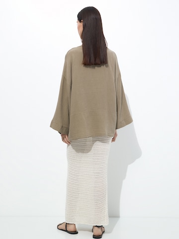 Pull&Bear Kimono – hnědá