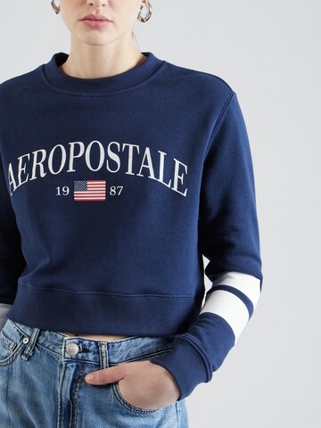 AÉROPOSTALE Sweatshirt 'USA' i blå