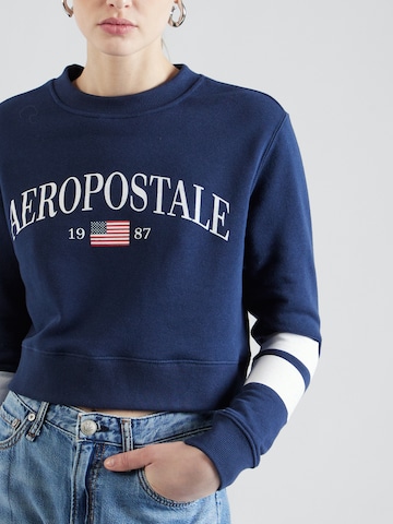 AÉROPOSTALE Sweatshirt 'USA' in Blue