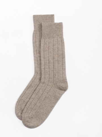 CASH-MERE.CH Sokker i beige