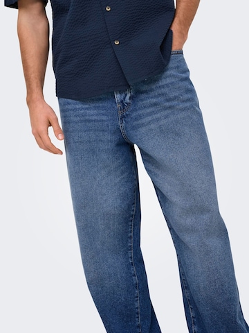 Only & Sons Loose fit Jeans 'ONSFADE' in Blue