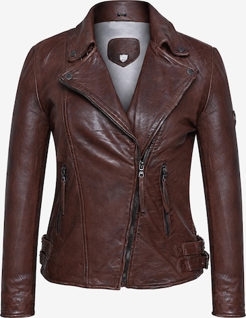 Agamaa Between-season jacket 'Alva' in Brown: front