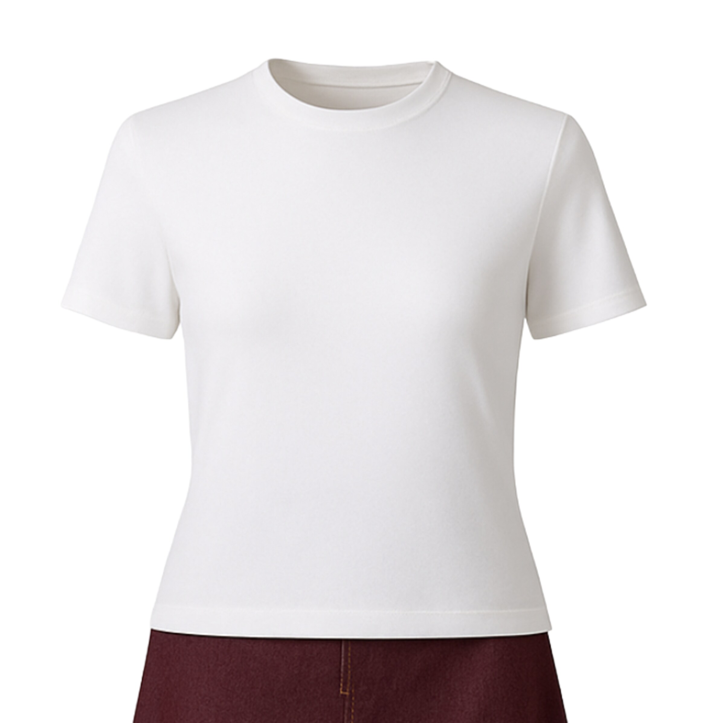 Touche Prive T-shirt in Weiß: Vorderseite