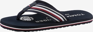 TOMMY HILFIGER Teenslippers in Blauw: voorkant