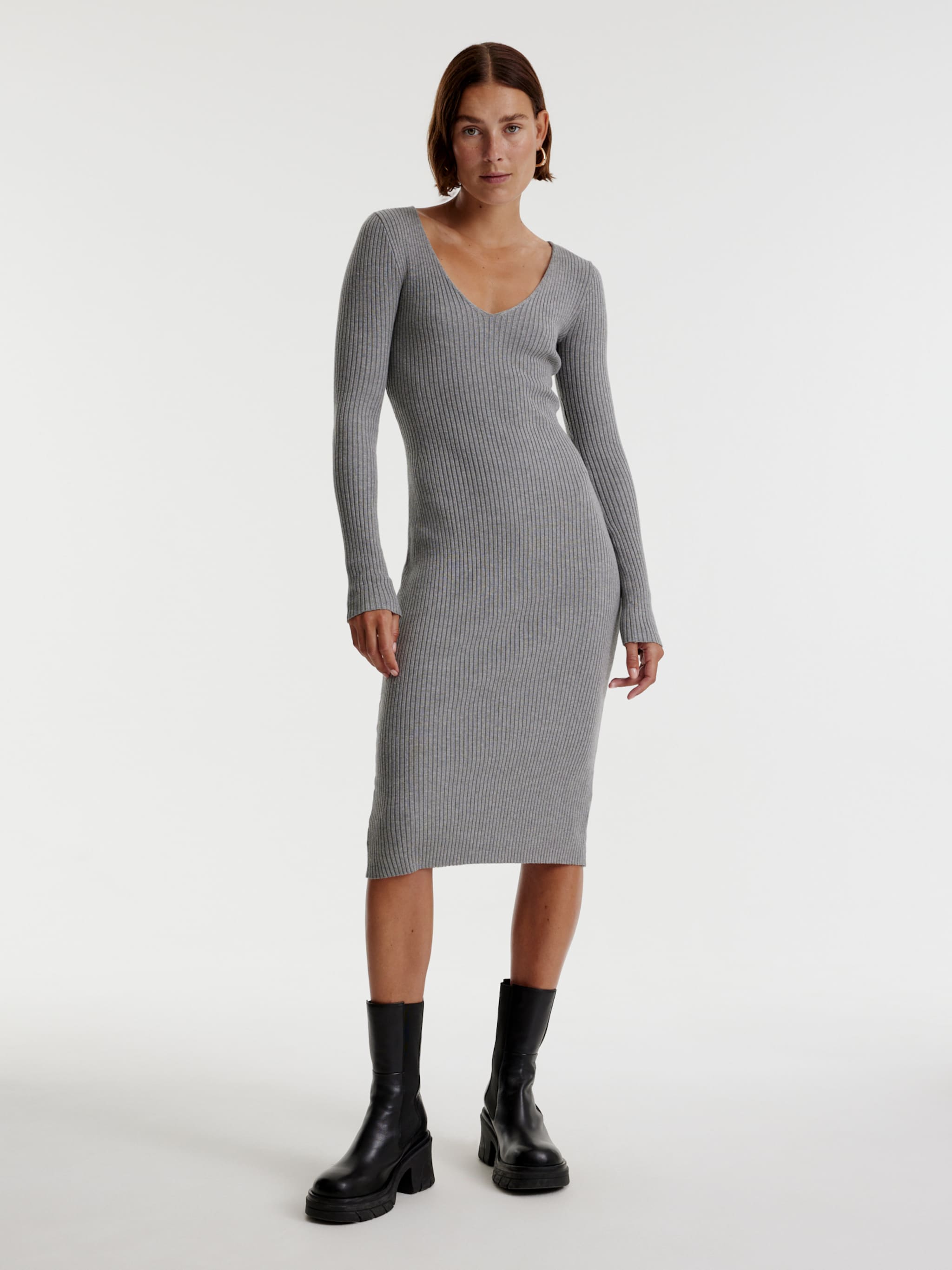 EDITED Productos Vestido 'JUNA' gris moteado