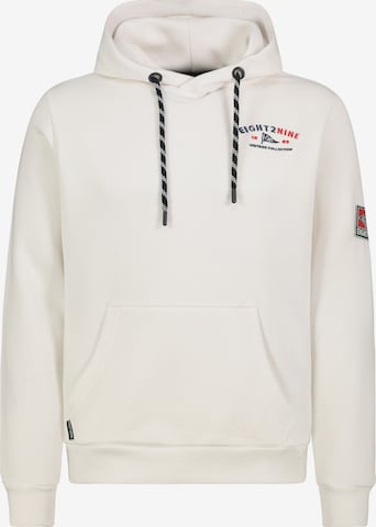 Eight2Nine Sweatshirt in Weiß: Vorderseite