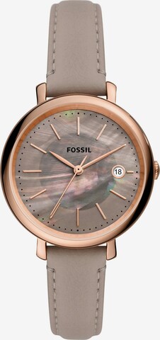 FOSSIL Uhr 'Jacqueline' in Grau: predná strana