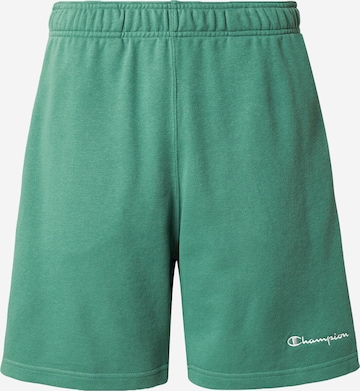 Champion Authentic Athletic Apparel Shorts in Grün: Vorderseite