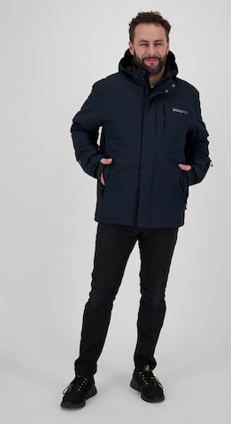 deproc Winter Jacket 'MNTRL MEN' in Blue: front