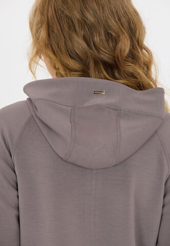 Athlecia Sweat jacket 'Jacey' in Brown