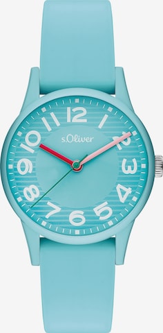 s.Oliver Analog Watch in Blue: front