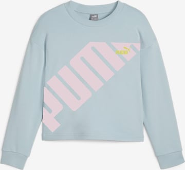 PUMA Sweatshirt 'Power' in Blauw: voorkant