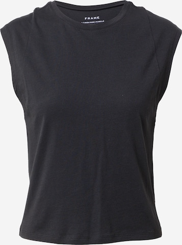 FRAME - Camiseta en negro: frente