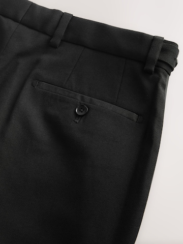Regular Pantalon à plis Next en noir