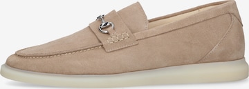Henry Stevens Classic Flats ' Elia ' in Beige: front