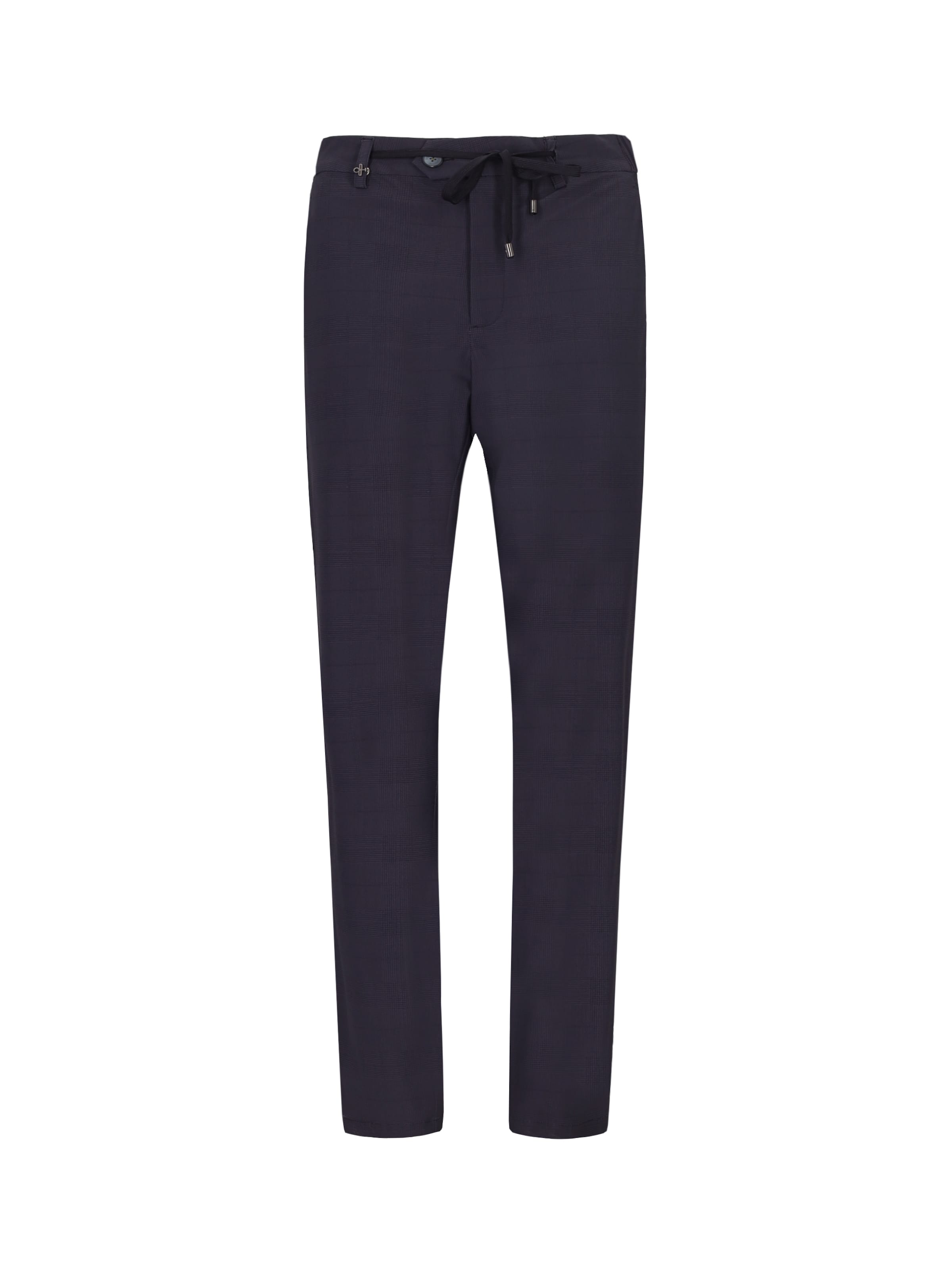 Distretto12 Regular Chino 'T. QUERCIA' in Blauw: voorkant