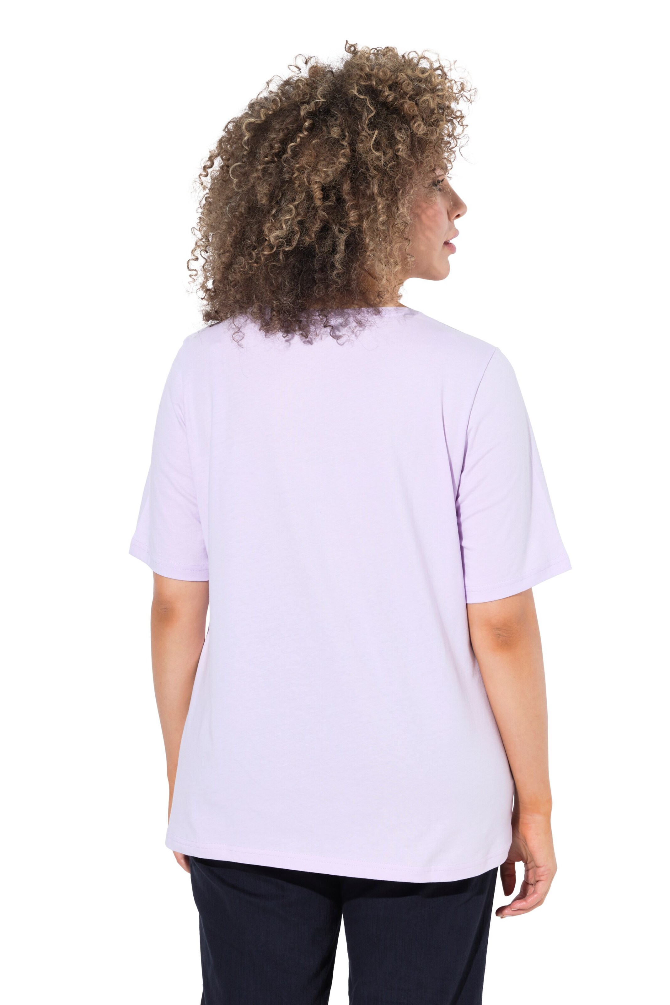 Ulla Popken T-Shirt in Lila