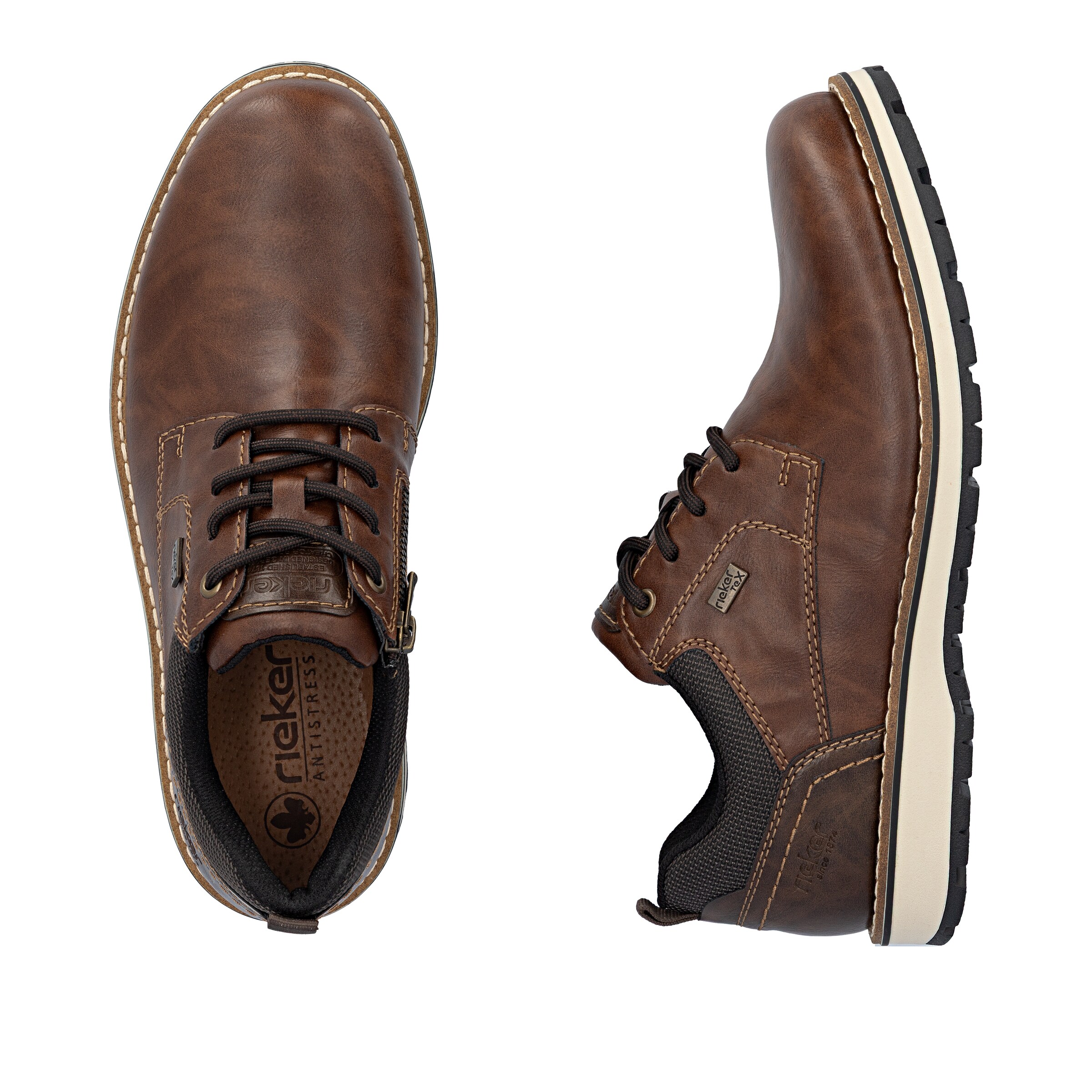 Rieker Lace-Up Shoes '38406' in Brown