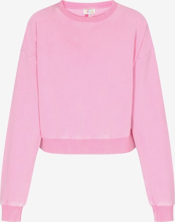Sweat-shirt 'Fashion Look' IZIA en rose : devant
