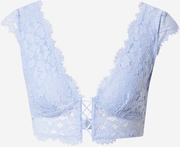 Free People - Soutien 'IN THE CLOUDS' em azul: frente