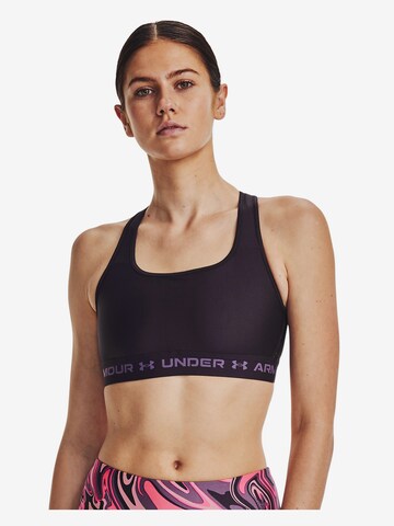 Bustier Soutien-gorge de sport UNDER ARMOUR en violet : devant