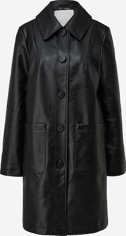QS Płaszcz przejściowy w kolorze czarny: przód