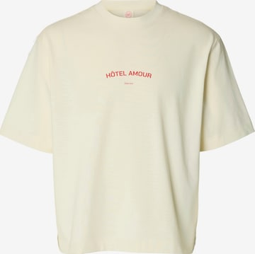 Maglietta 'SLHLiam' di SELECTED in beige: frontale