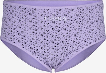 Slip 'LWEEK' Devoted by Zizzi en violet