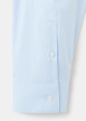 MANGO MAN Slim fit Business Shirt 'Emotion' in Blue