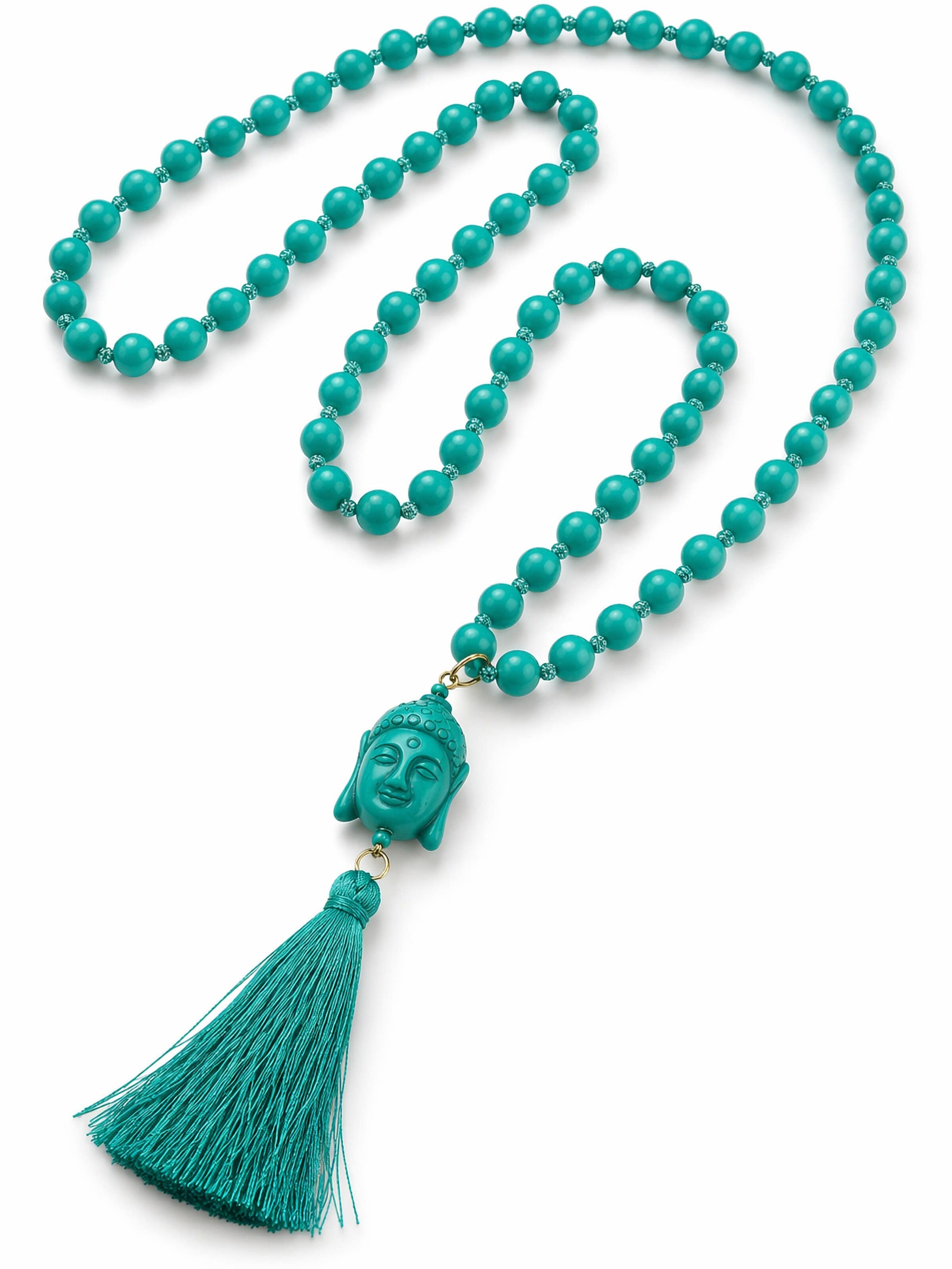 COLLEZIONE ALESSANDRO Necklace 'Nepal' in Blue: front