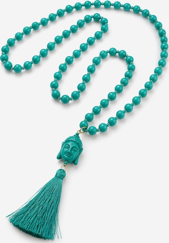 COLLEZIONE ALESSANDRO Necklace 'Nepal' in Blue: front
