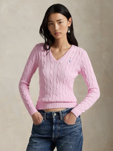 Polo Ralph Lauren Свитер в Ярко-розовый: спереди