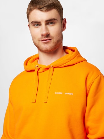 Samsøe Samsøe Sweatshirt 'Norsbro' i orange