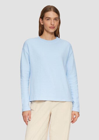 Sweat-shirt s.Oliver en bleu : devant