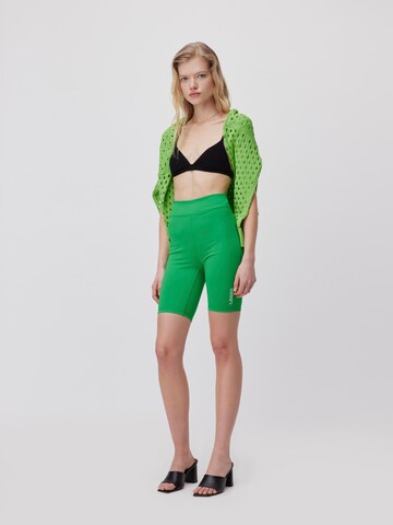 Skinny Pantalon de sport 'Anian' LeGer by Lena Gercke en vert