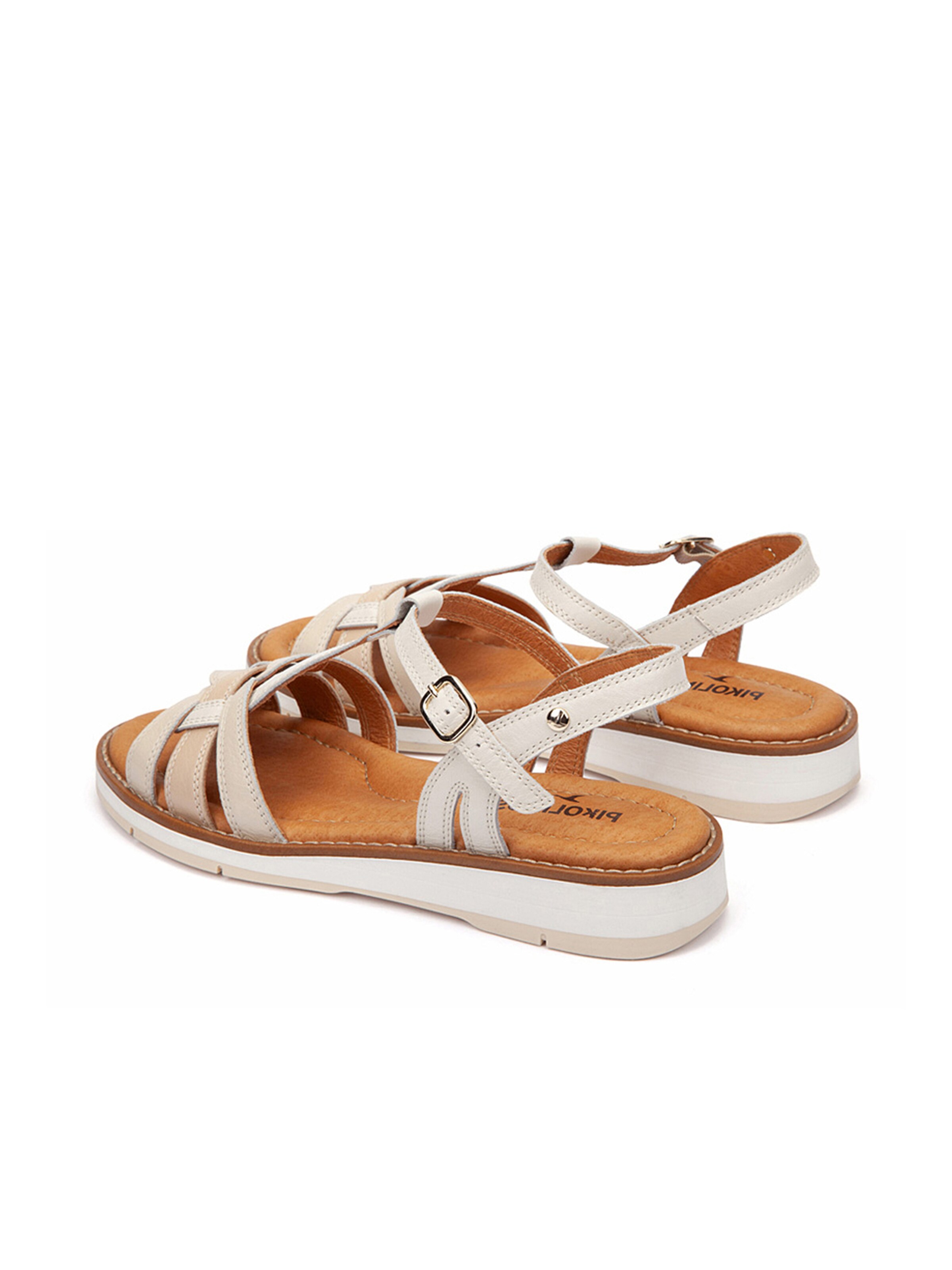 Sandales à lanières 'Roquetas' PIKOLINOS en blanc