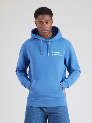 Sweat-shirt 'City' Superdry en bleu