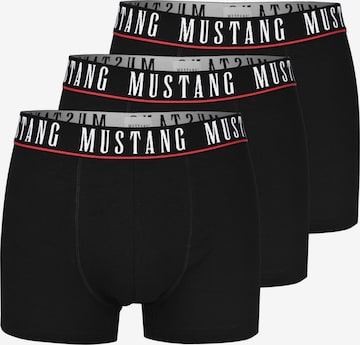 MUSTANG Boxershorts in Zwart: voorkant