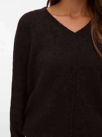 VERO MODA Sweater 'VMBesti' in Brown