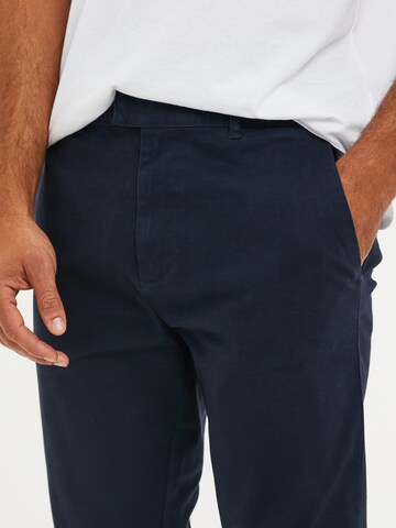 Threadbare Regular Chino Pants 'Marley' in Blue