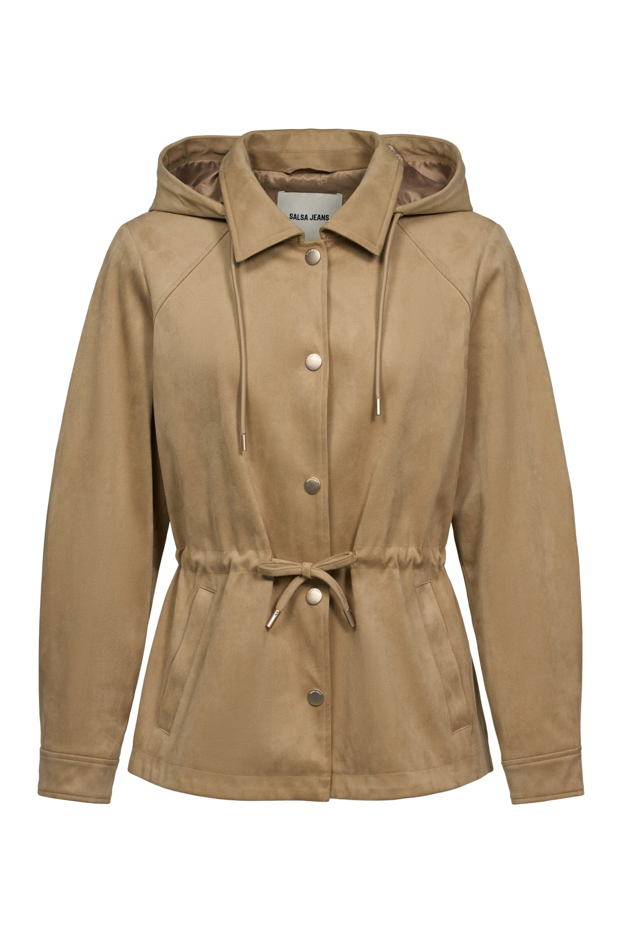 Salsa Jeans Parka d’hiver en L en beige, Vue avec produit