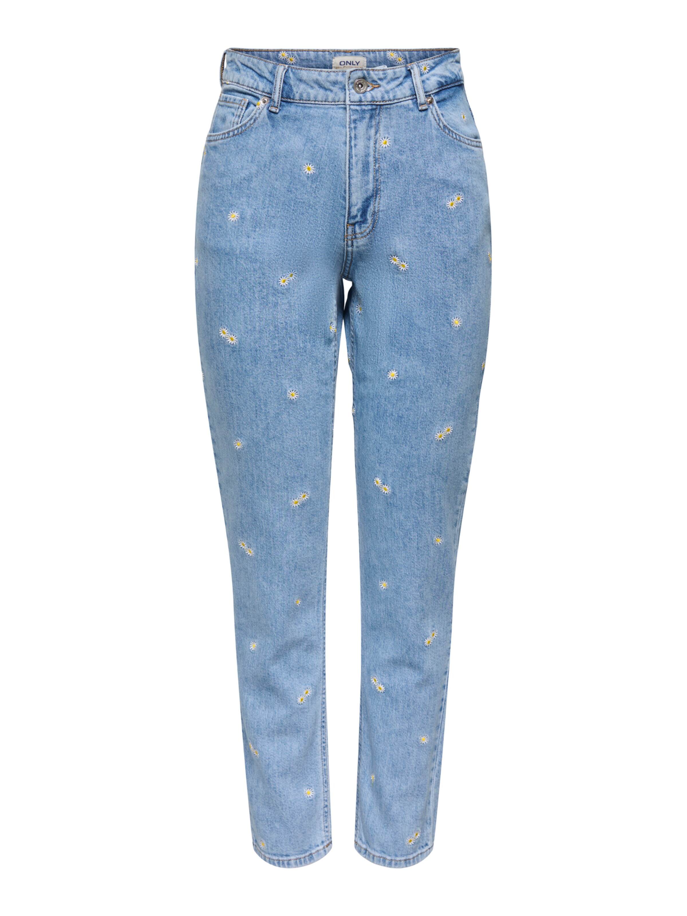 ONLY Джинсы 'ONLJAGGER' в Джинсовый синий / Желтый / Белый, Обзор товара