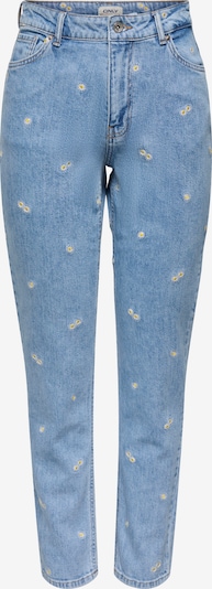 ONLY Farkut 'ONLJAGGER' värissä sininen denim / keltainen / valkoinen, Tuotenäkymä