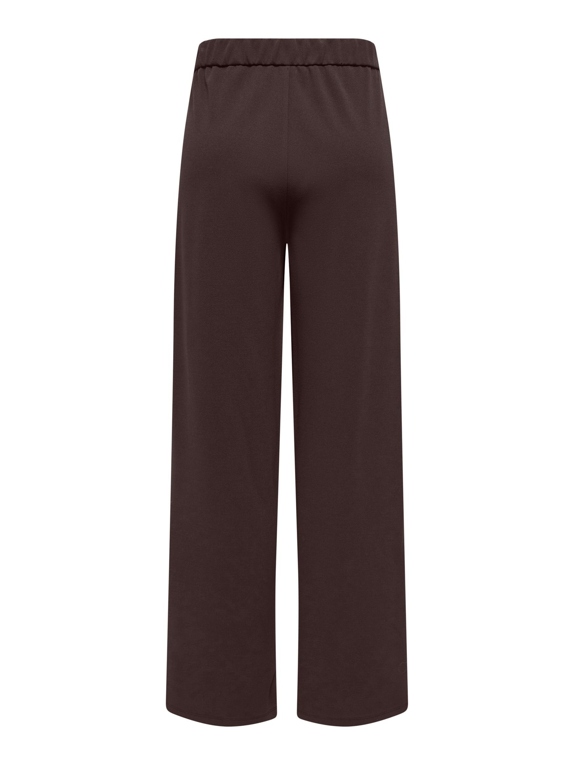JDY Wide leg Bandplooibroek 'JDYGeggo' in Bruin