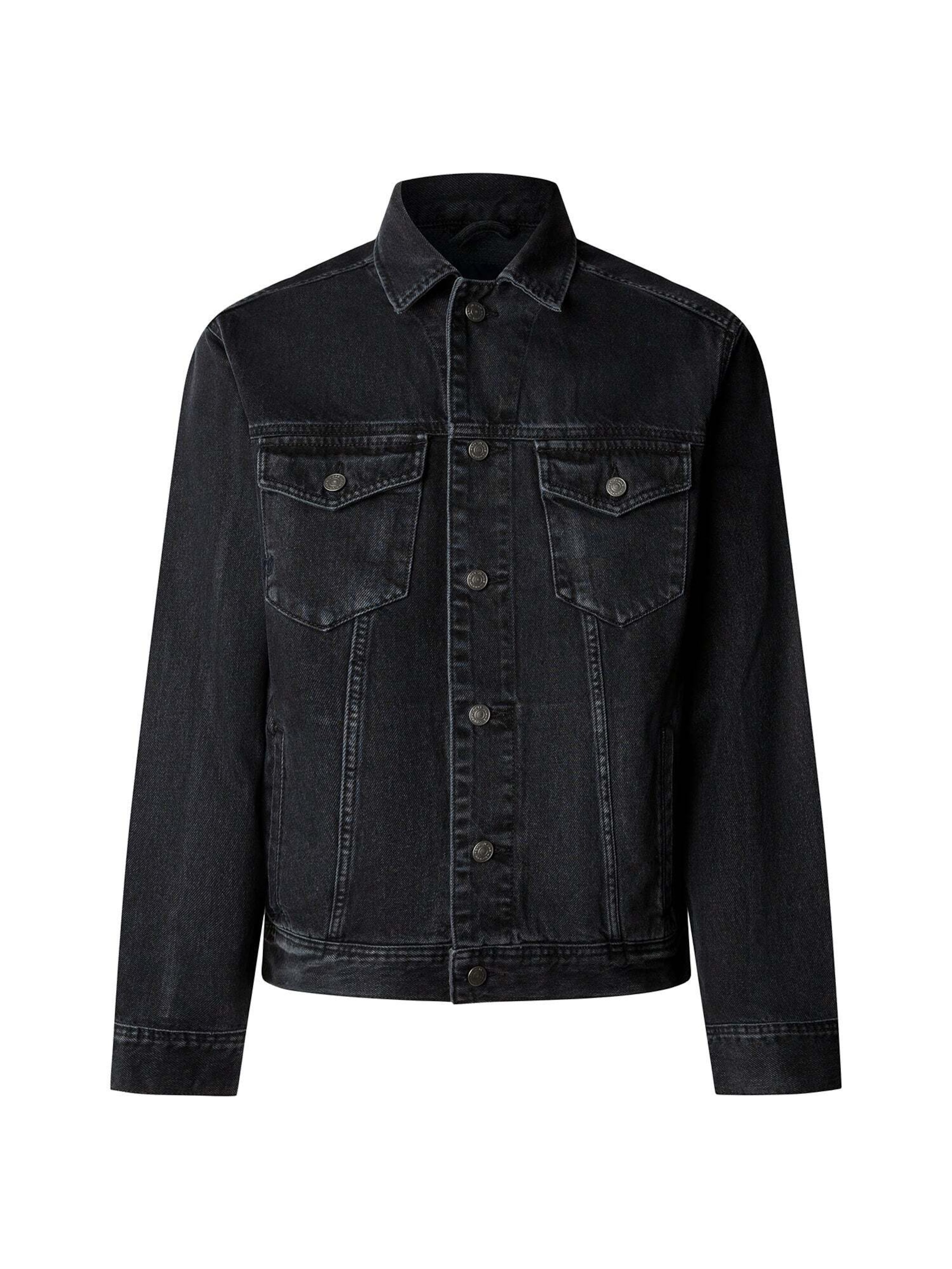 Veste mi-saison Pepe Jeans en noir : devant