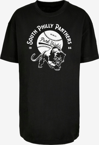 Merchcode T-Shirt 'Park Fields - South Philly Panthers' in Schwarz: predná strana