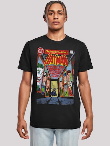 Maglietta 'DC Comics Batman Rogues Gallery Cover' di F4NT4STIC in nero: frontale