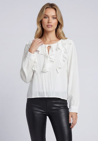faina - Blusa en blanco: frente