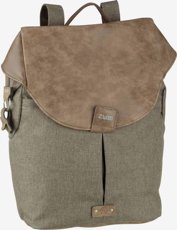 ZWEI Backpack 'Olli' in Brown: front